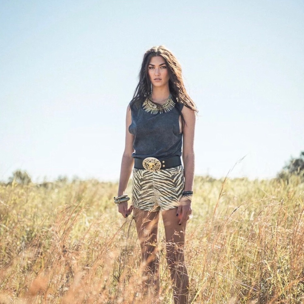 Spell & the Gypsy Savannah Animal Print Shorts